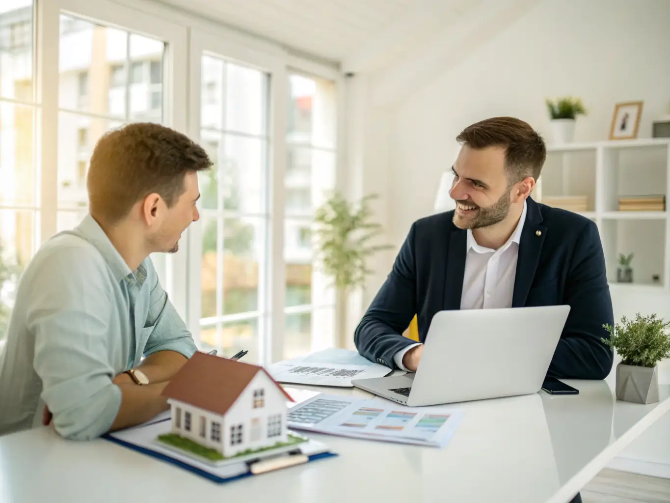 An image illustrating a smooth and efficient closing process, with keys being exchanged and documents signed, symbolizing a seamless transfer of property ownership.