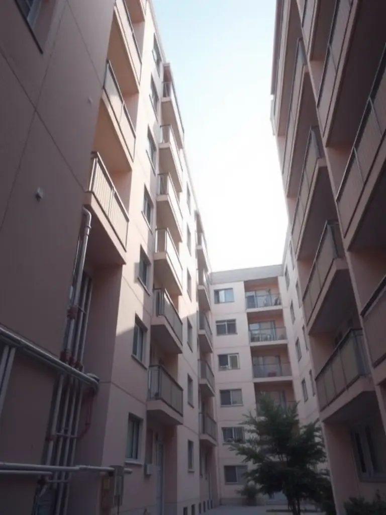 A luxury condominium building with high-end finishes and amenities, illustrating an investment in premium residential real estate.